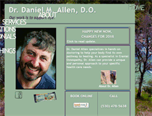 Tablet Screenshot of drdanielallen.com